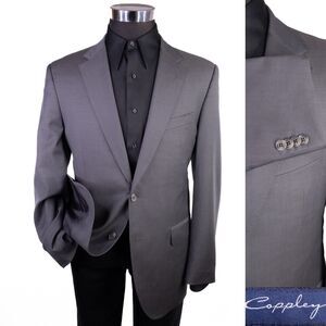 COPPLEY Sport Coat Suit Jacket Sz 40R Olive Two Button Dual Vented Wool